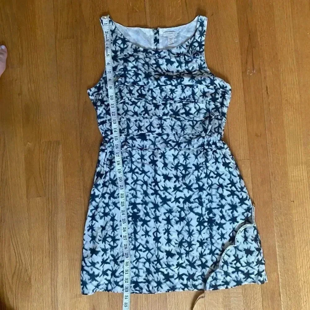J. Crew Silk Blend Starfish Dress